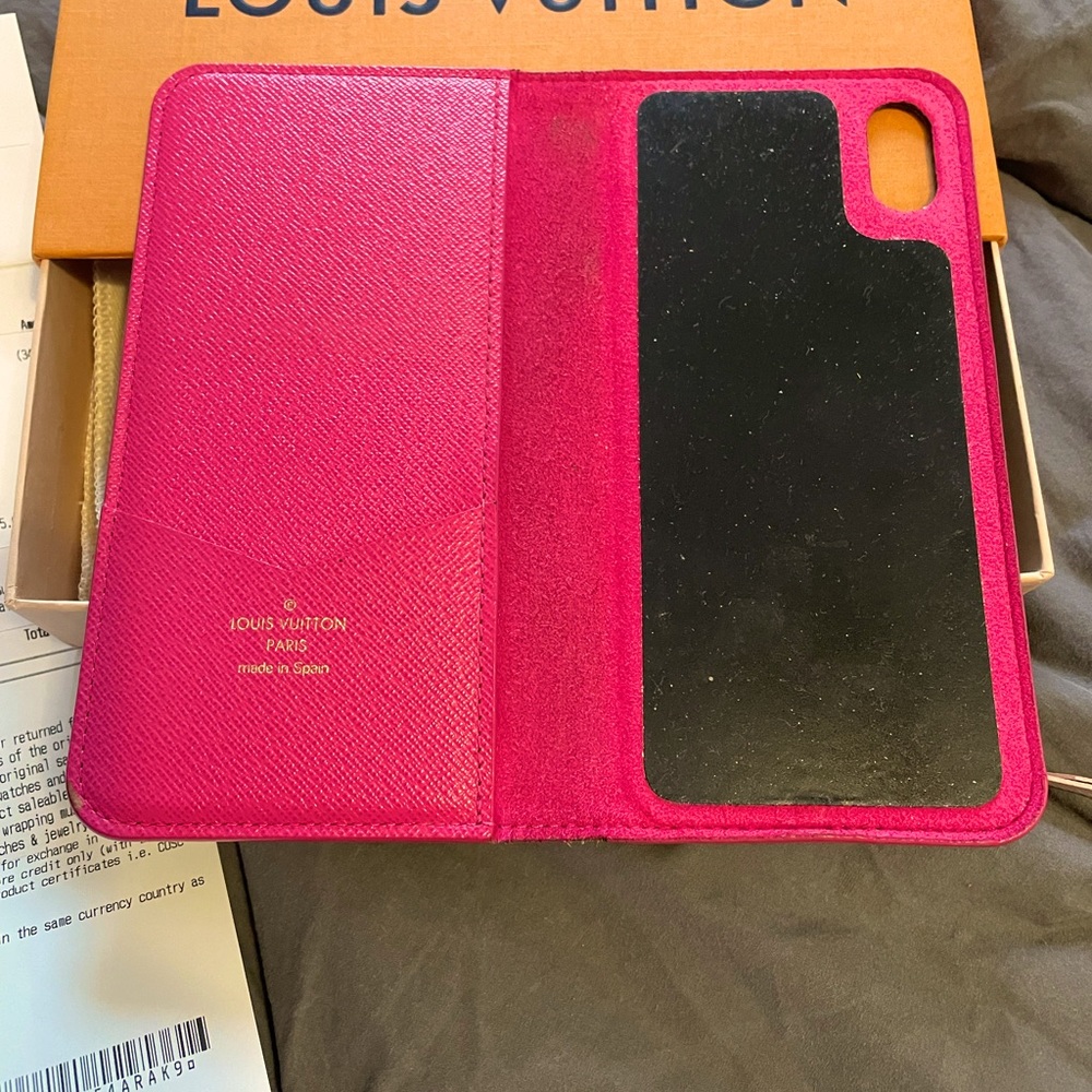 Louis Vuitton IPhone X Folio Case
